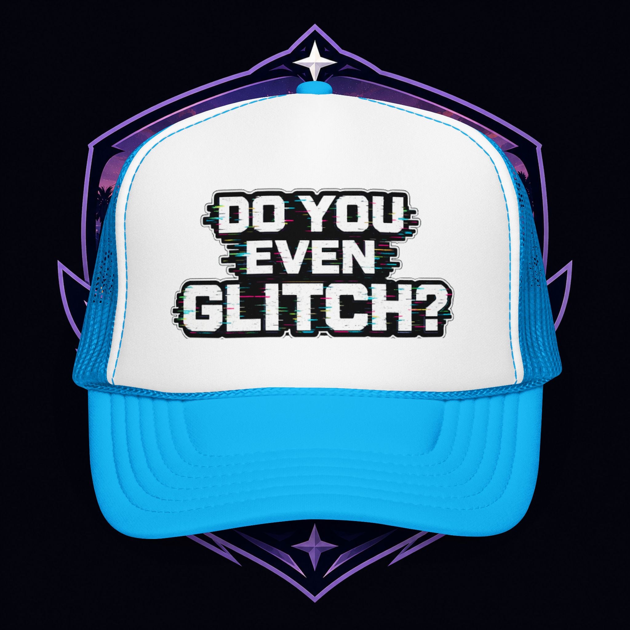 PG Lola's Do You Even Glitch? Foam Trucker Hat