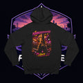 PG SUZY Party Graphic Hoodie — "Who's Hosting the Party?" Retro Concert Pullover