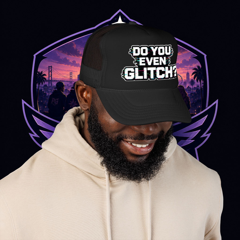 PG Lola's Do You Even Glitch? Foam Trucker Hat