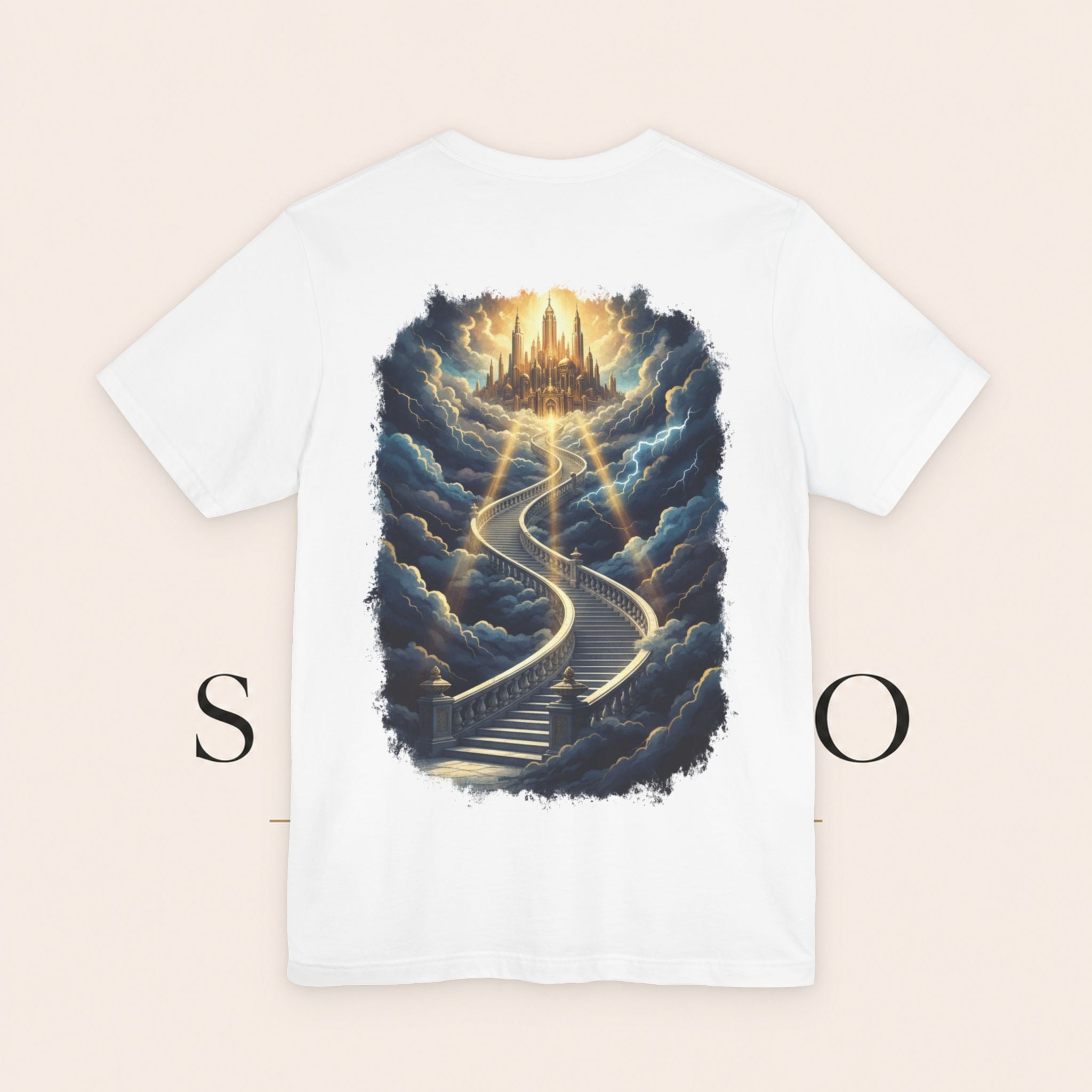 T-Shirt — "Rise Above the Storm" Inspirational Graphic Tee