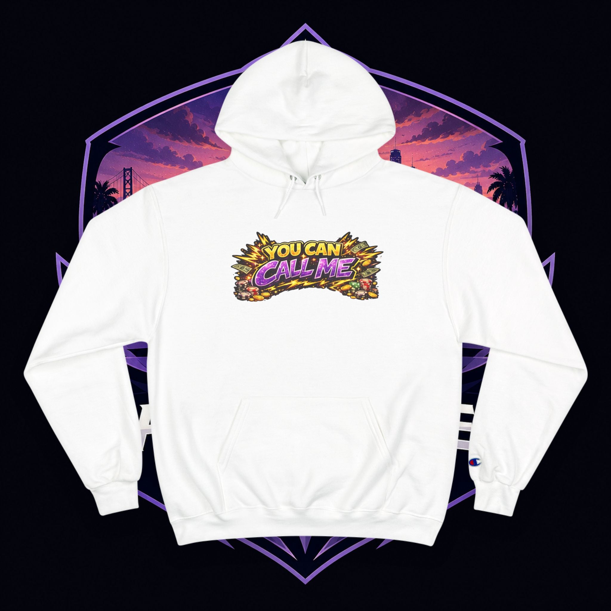 PG CHANCE Champion Hoodie - "You Can Call Me" Jackie Chance Graphic Hoodie