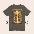 T-Shirt — 'The Narrow Path' Golden Light Graphic Tee