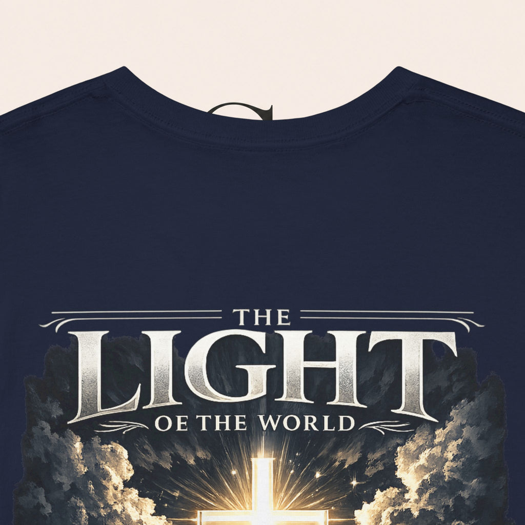 T‑Shirt — “The Light of the World” Graphic Tee (Christian Religious Design)