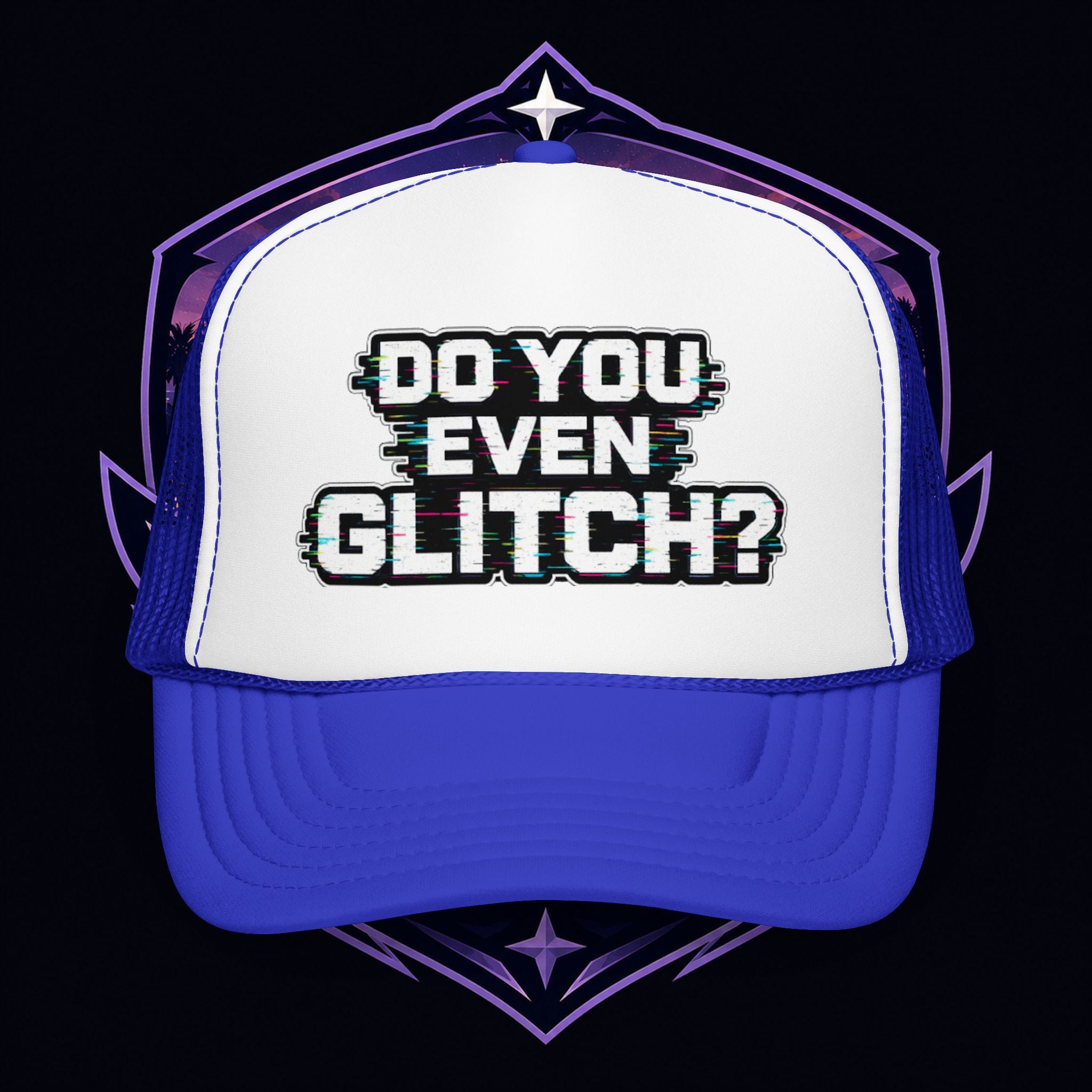 PG Lola's Do You Even Glitch? Foam Trucker Hat