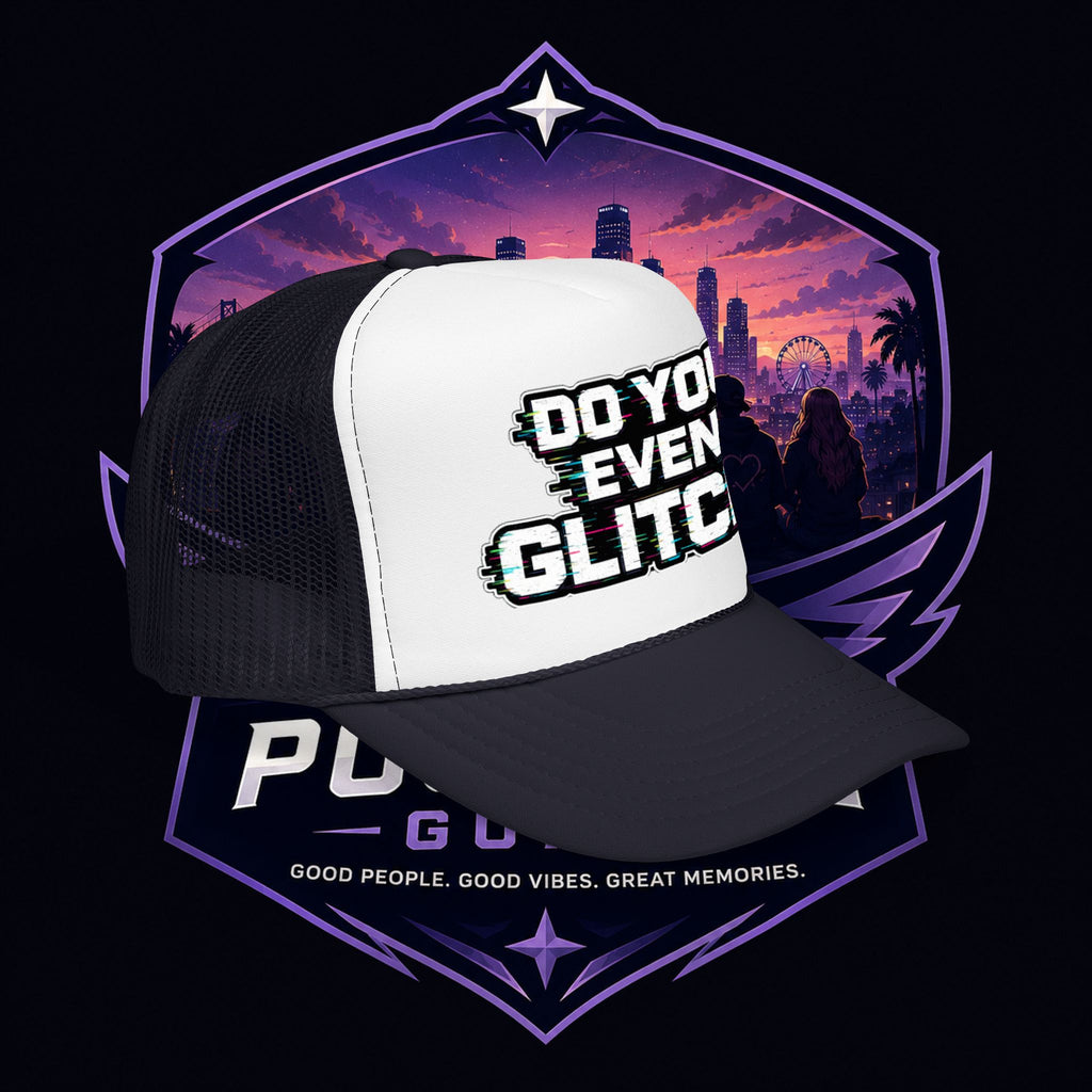 PG Lola's Do You Even Glitch? Foam Trucker Hat