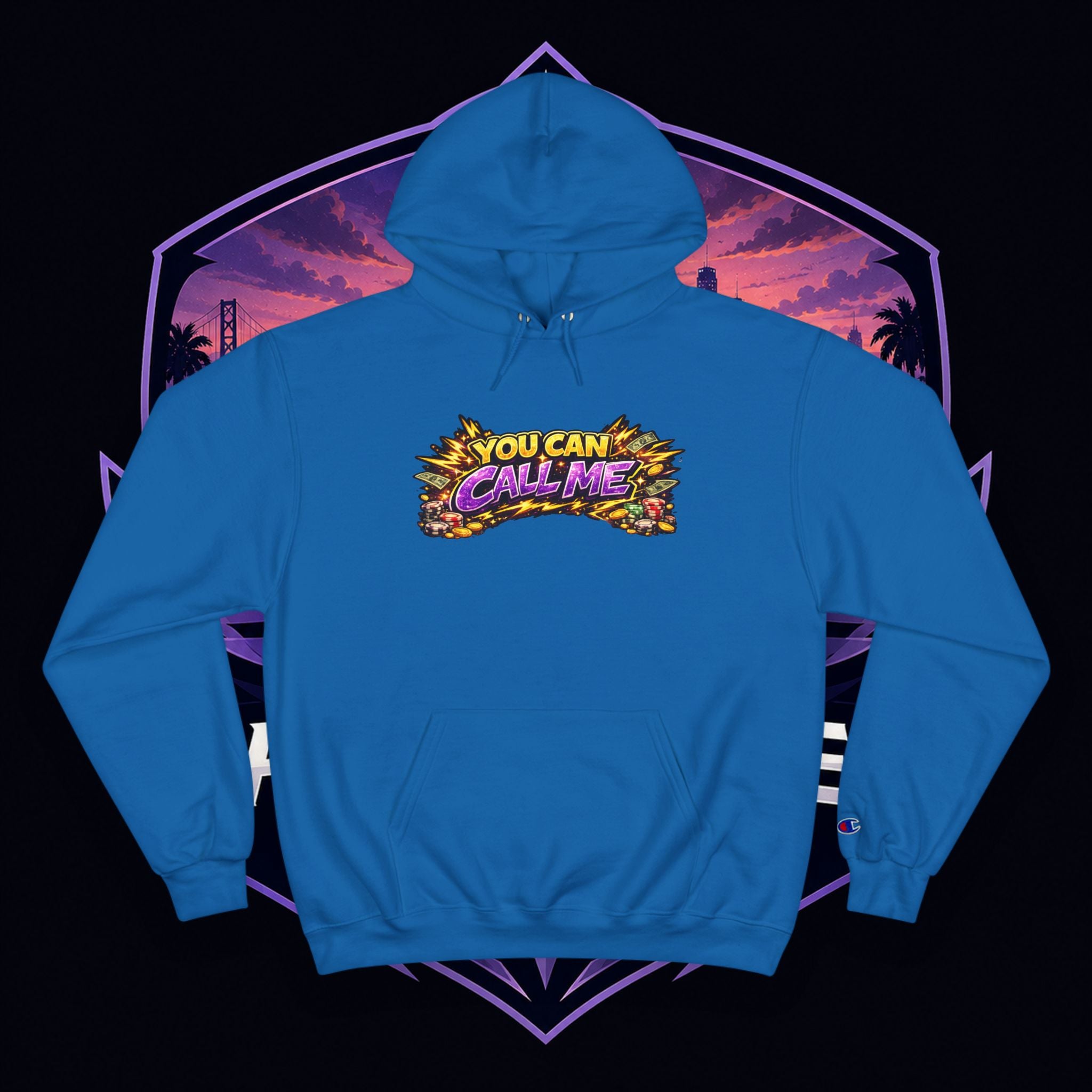 PG CHANCE Champion Hoodie - "You Can Call Me" Jackie Chance Graphic Hoodie