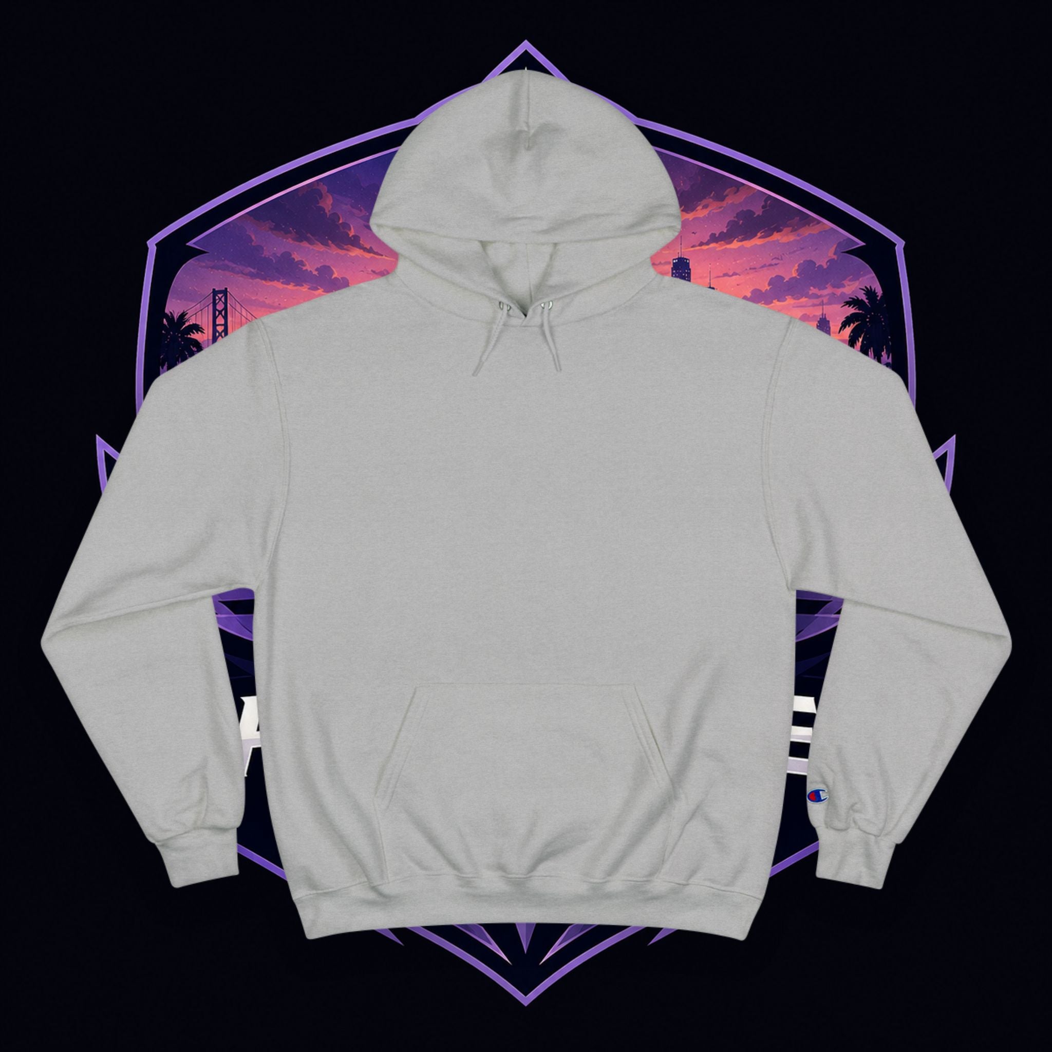 PG Hoodie — "Ride Together, Glow Together" Couple Car Graphic Hoodie