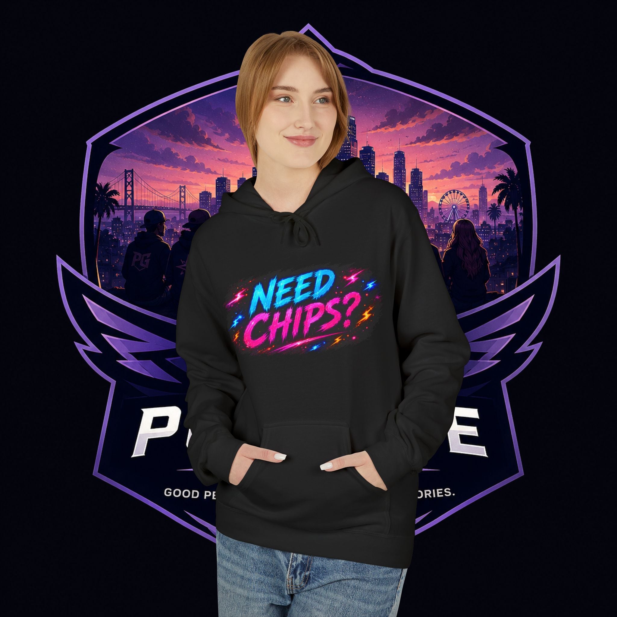 PG ALEX  'I Got You' Casino-Inspired Pullover   - Need Chips? Graphic Hoodie