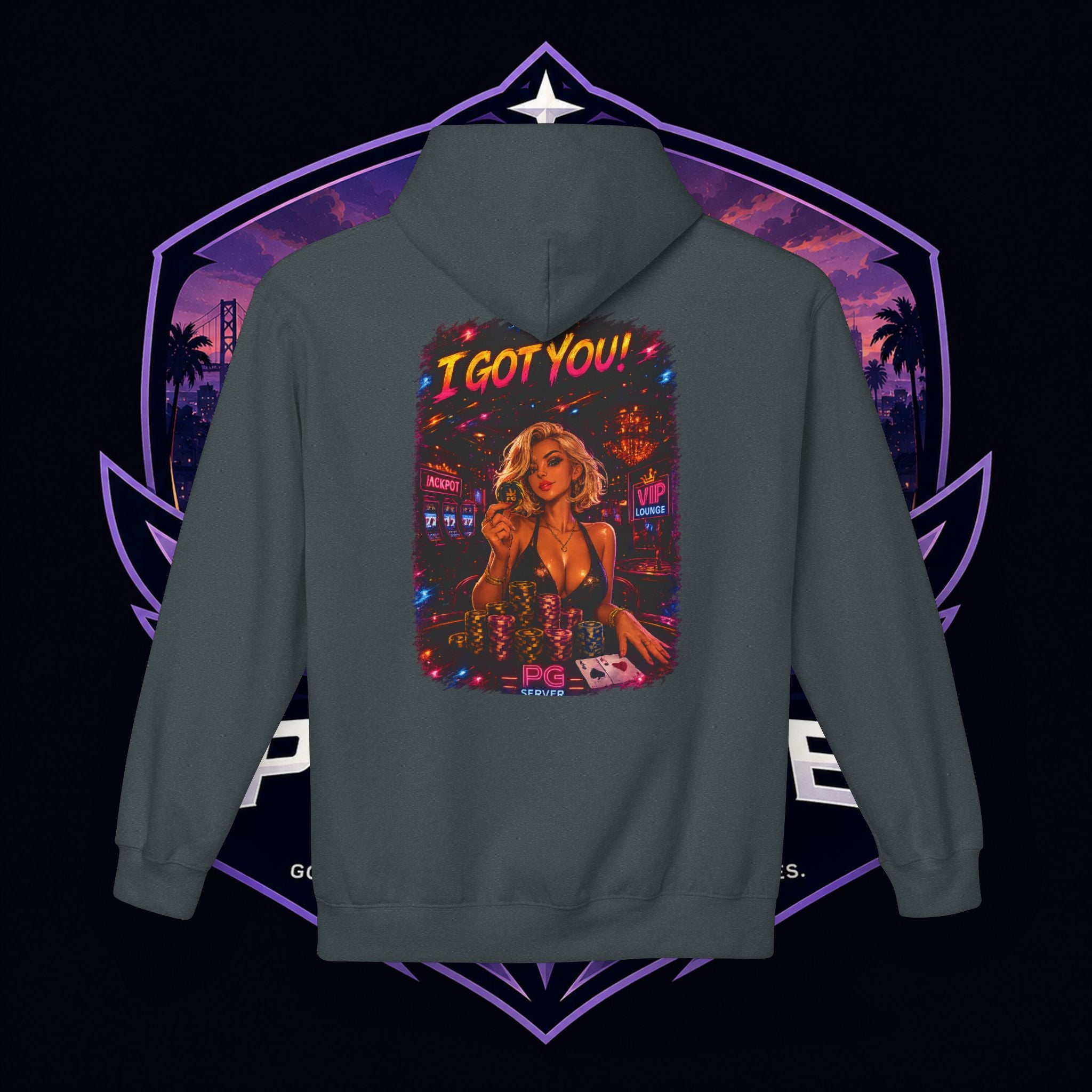 PG ALEX  'I Got You' Casino-Inspired Pullover   - Need Chips? Graphic Hoodie