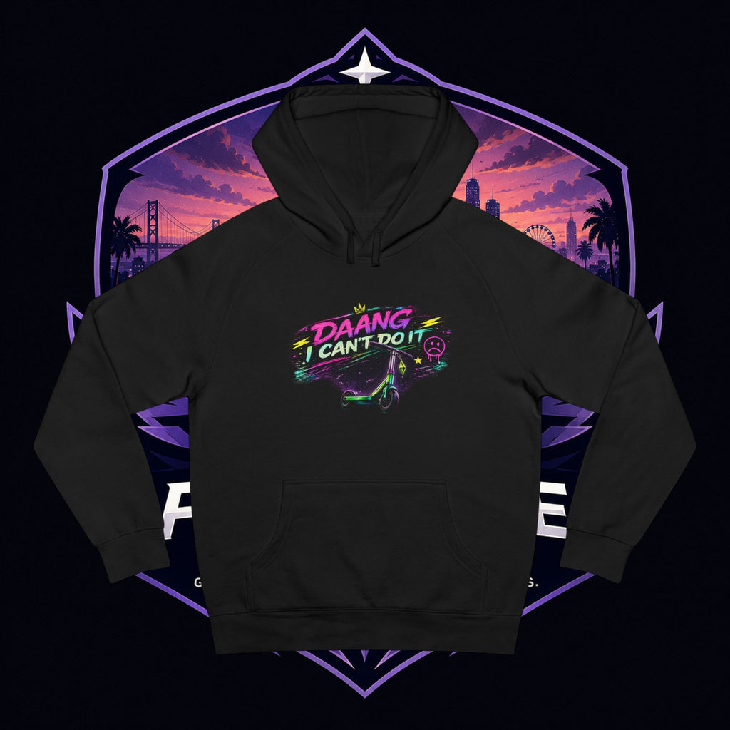 PG Retro 'Daang I Can't Do It' Graphic Hoodie — Motivational Streetwear