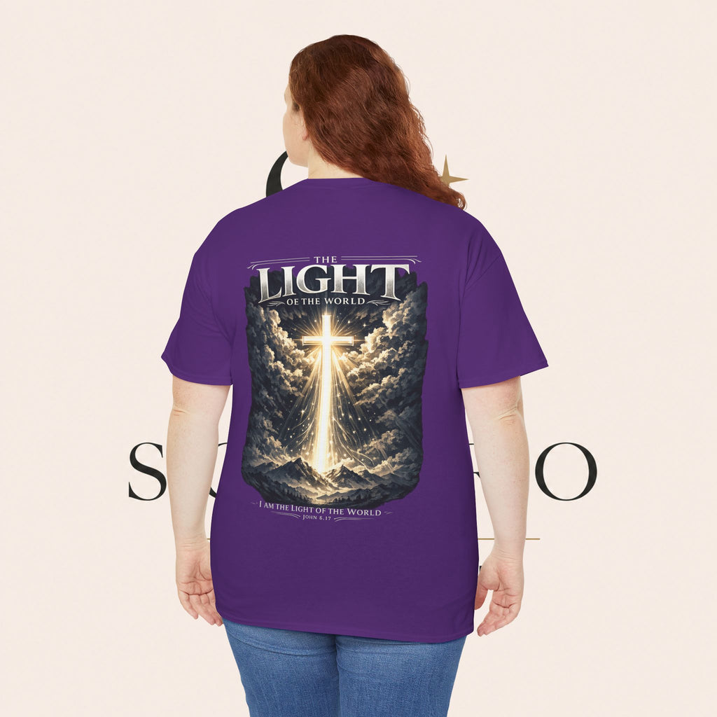 T‑Shirt — “The Light of the World” Graphic Tee (Christian Religious Design)