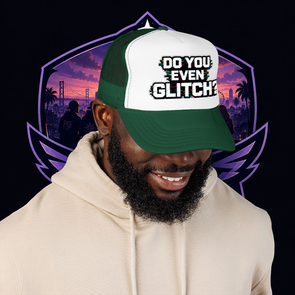 PG Lola's Do You Even Glitch? Foam Trucker Hat