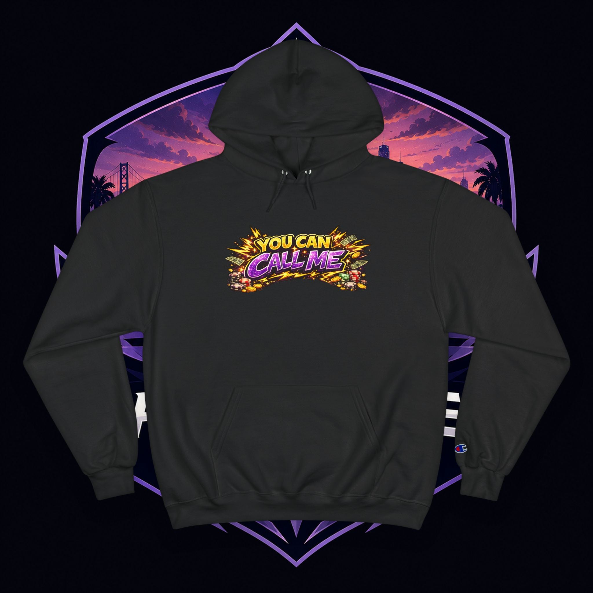 PG CHANCE Champion Hoodie - "You Can Call Me" Jackie Chance Graphic Hoodie