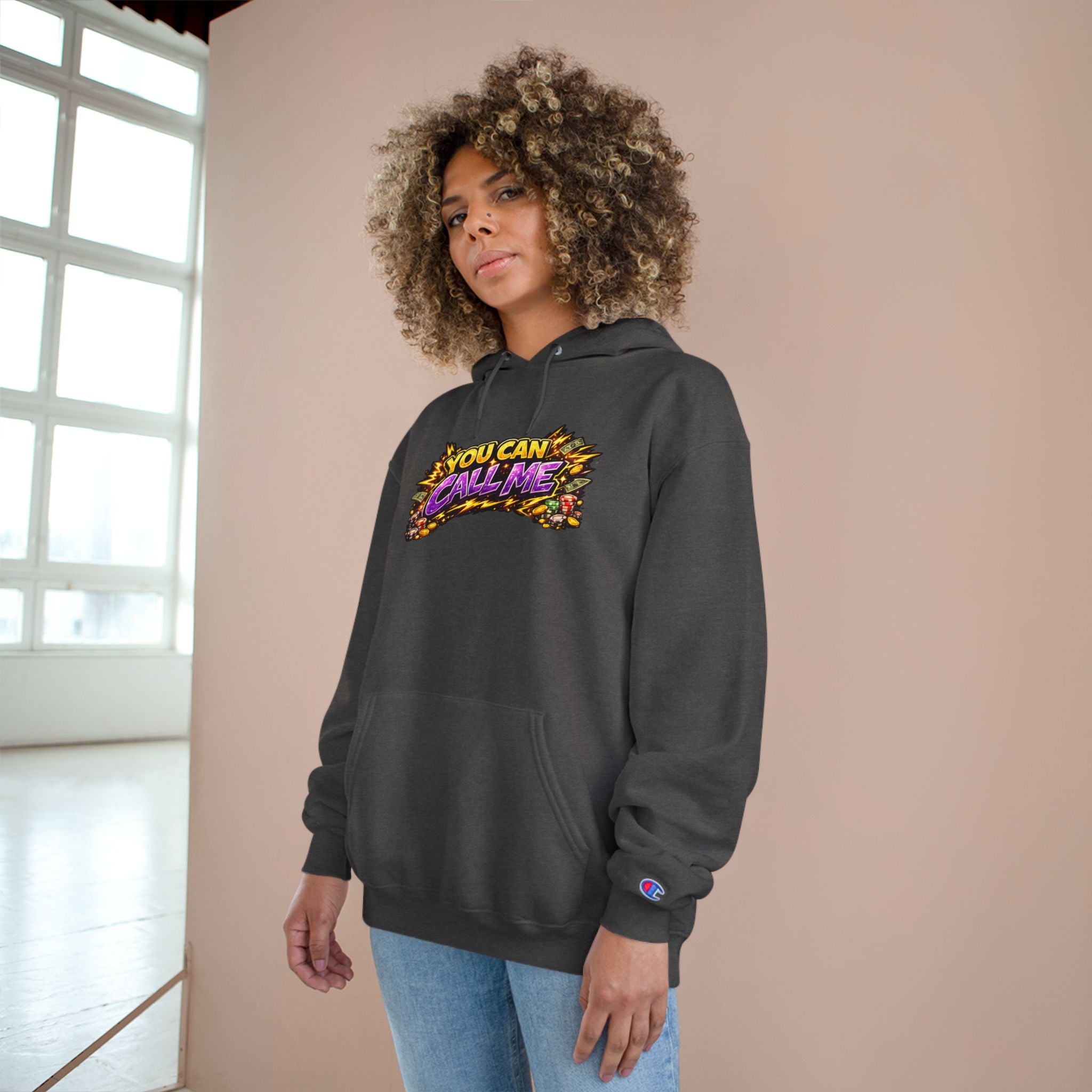 PG CHANCE Champion Hoodie - "You Can Call Me" Jackie Chance Graphic Hoodie