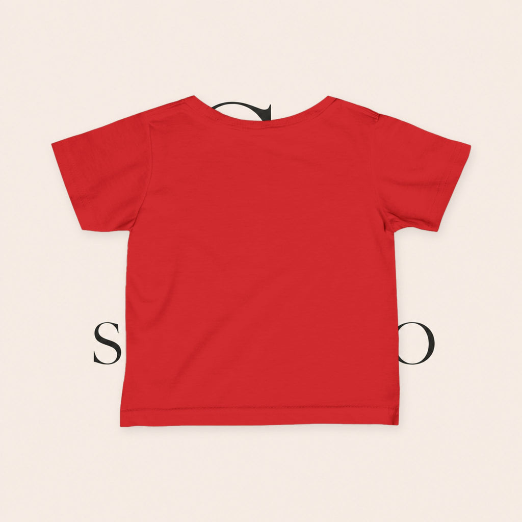 Infant Tee — Sunset Three Crosses "It Is Finished" Christian Baby Shirt