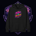 PG LOLA ("Dude... Do You Even Glitch?")  Retro Cyberpunk Gaming Pullover Born to Glitch Hoodie