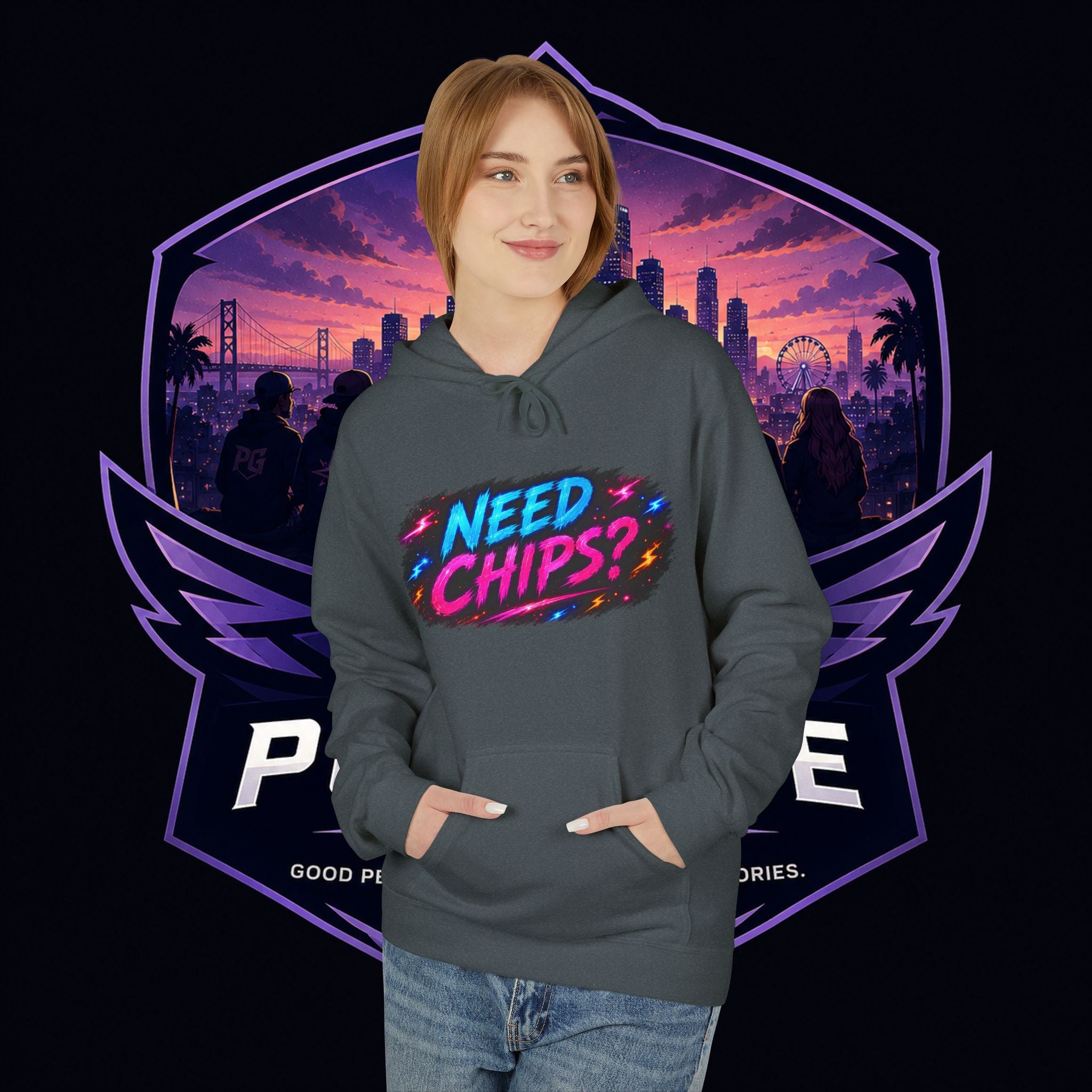 PG ALEX  'I Got You' Casino-Inspired Pullover   - Need Chips? Graphic Hoodie