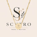 Engraved Mini Circle Necklace — Personalized Initial Pendant (Silver or Rose Gold)