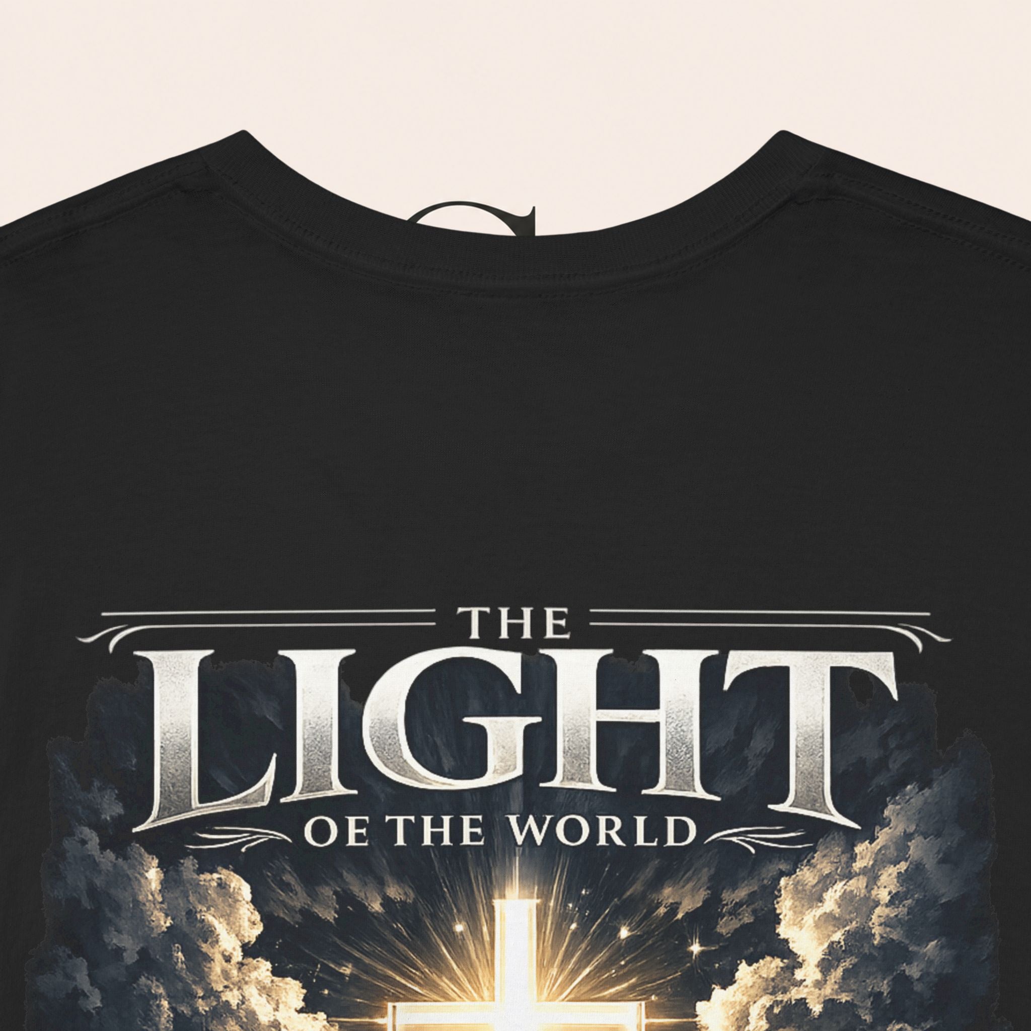 T‑Shirt — “The Light of the World” Graphic Tee (Christian Religious Design)