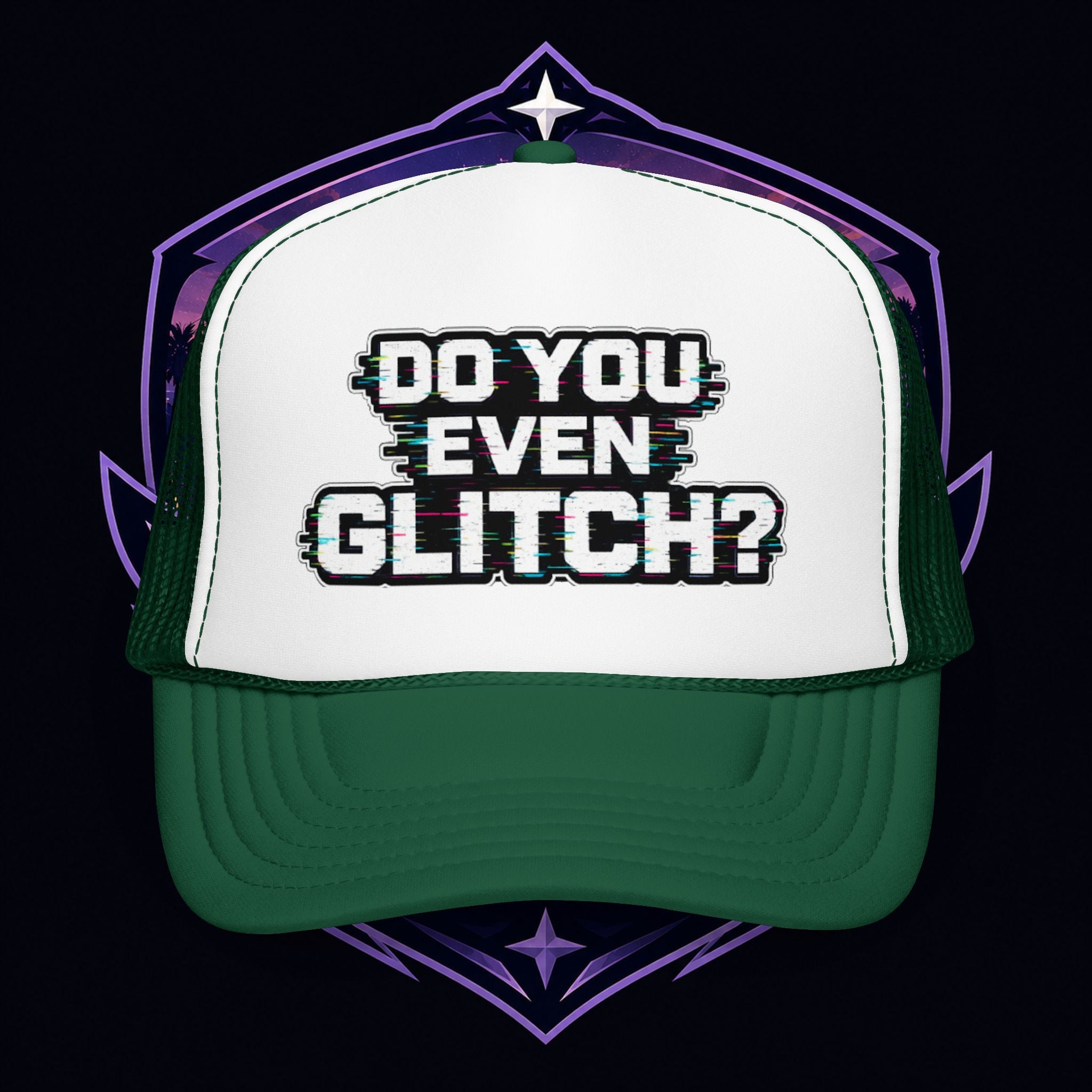 PG Lola's Do You Even Glitch? Foam Trucker Hat