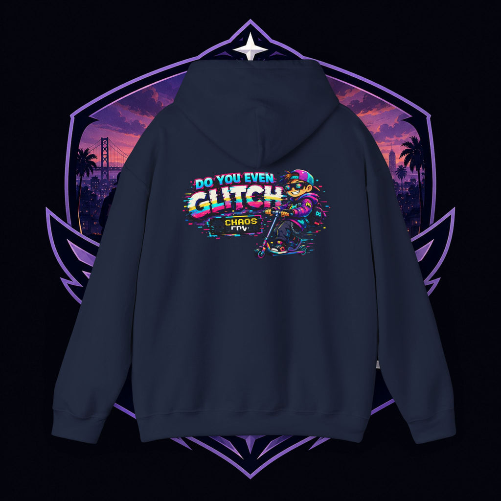 PG Lola's Glitch Skater Hoodie — "Do You Even Glitch" Retro Gamer Streetwear