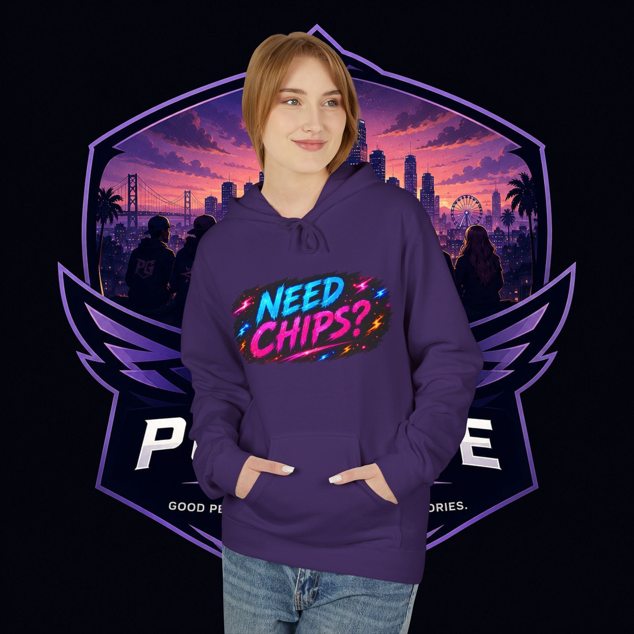 PG ALEX  'I Got You' Casino-Inspired Pullover   - Need Chips? Graphic Hoodie