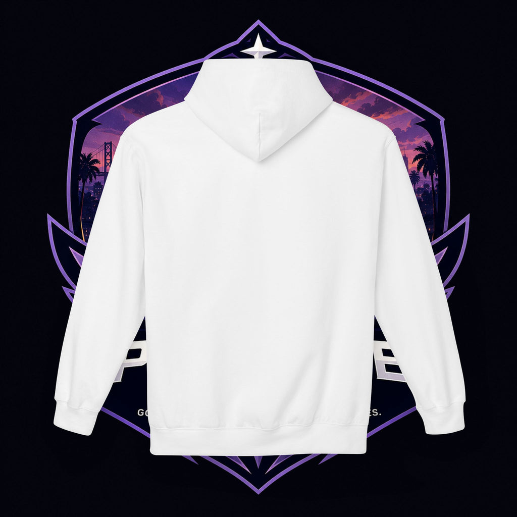 LDR inspired Retro '80s Vibes Hoodie — Neon Miami Movie Couple Design