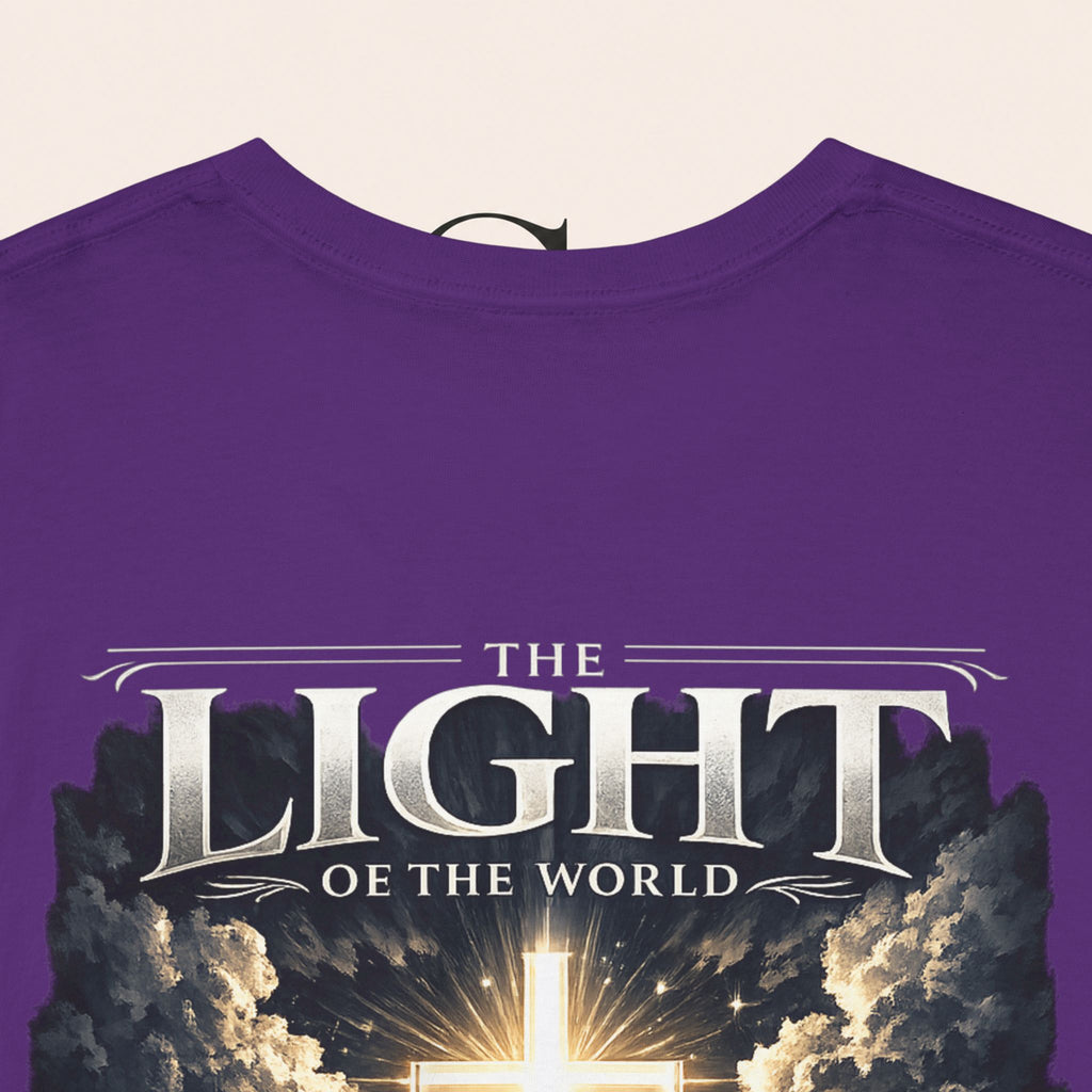 T‑Shirt — “The Light of the World” Graphic Tee (Christian Religious Design)