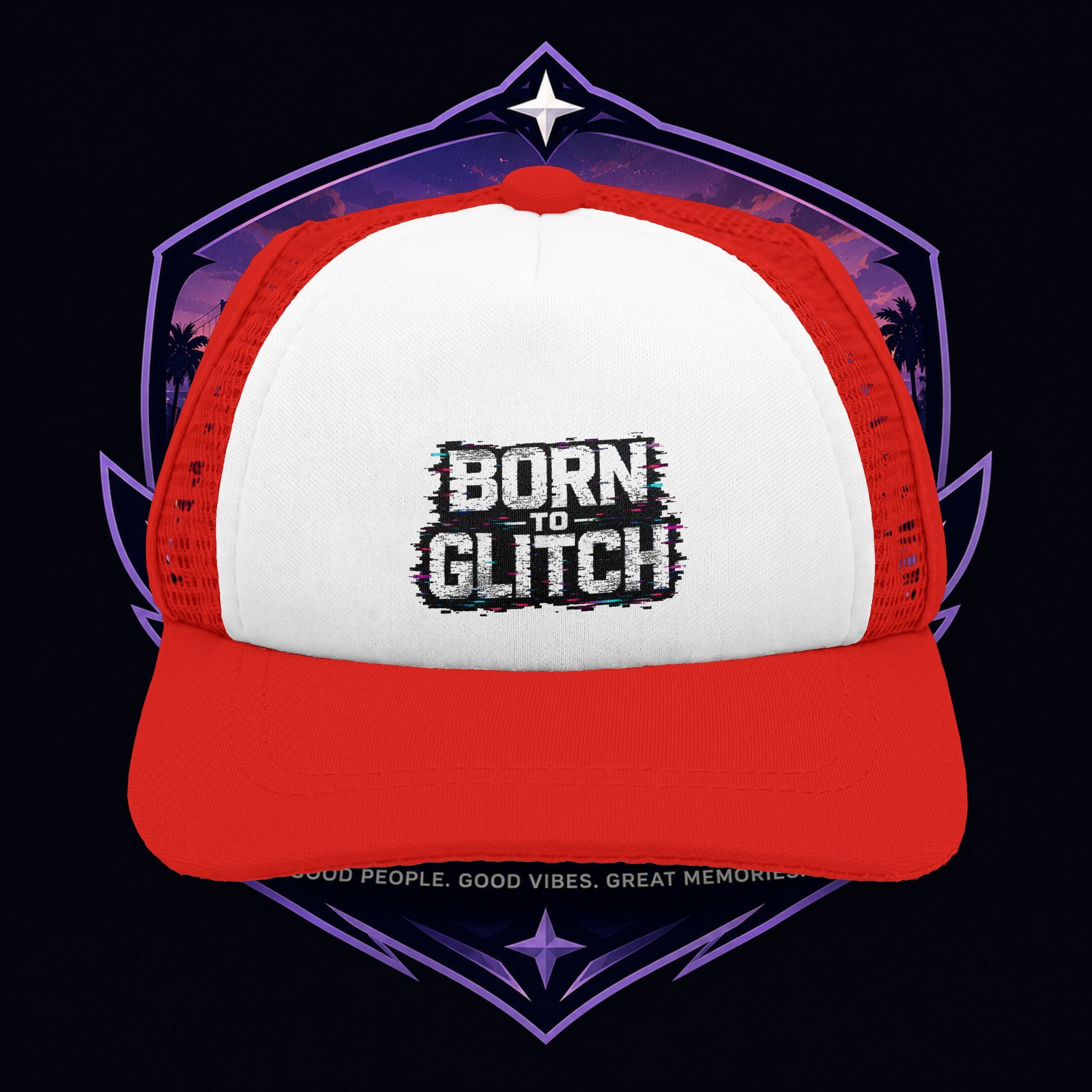 PG Born to Glitch Pups Trucker Hat