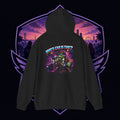 PG PERCY Remove Your Car Hoodie — "Who's Car is This?" Neon Retro Street Art Pullover