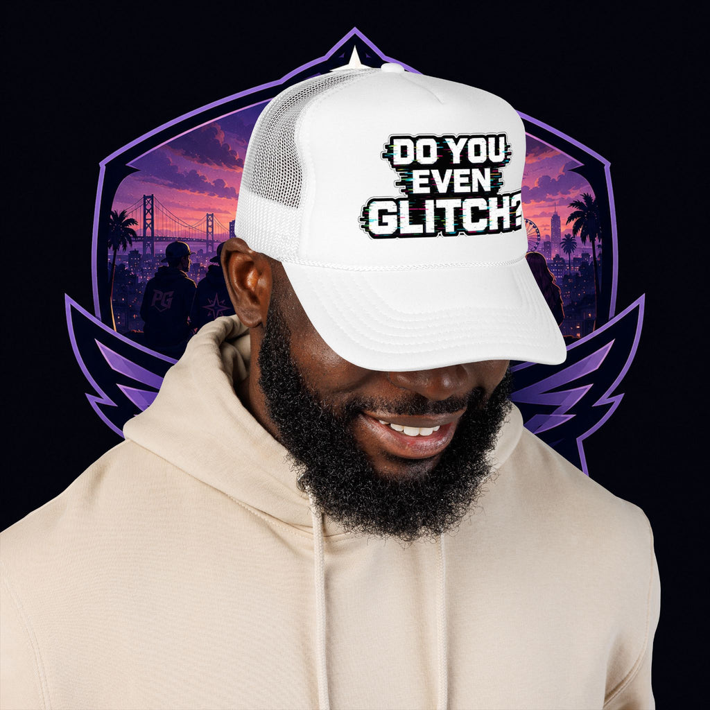 PG Lola's Do You Even Glitch? Foam Trucker Hat