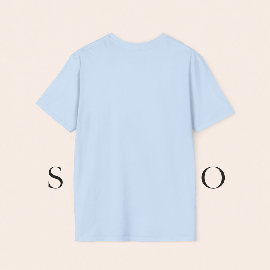 T-Shirt — 'Stay the Course' Ascending Light Mountain Graphic Tee