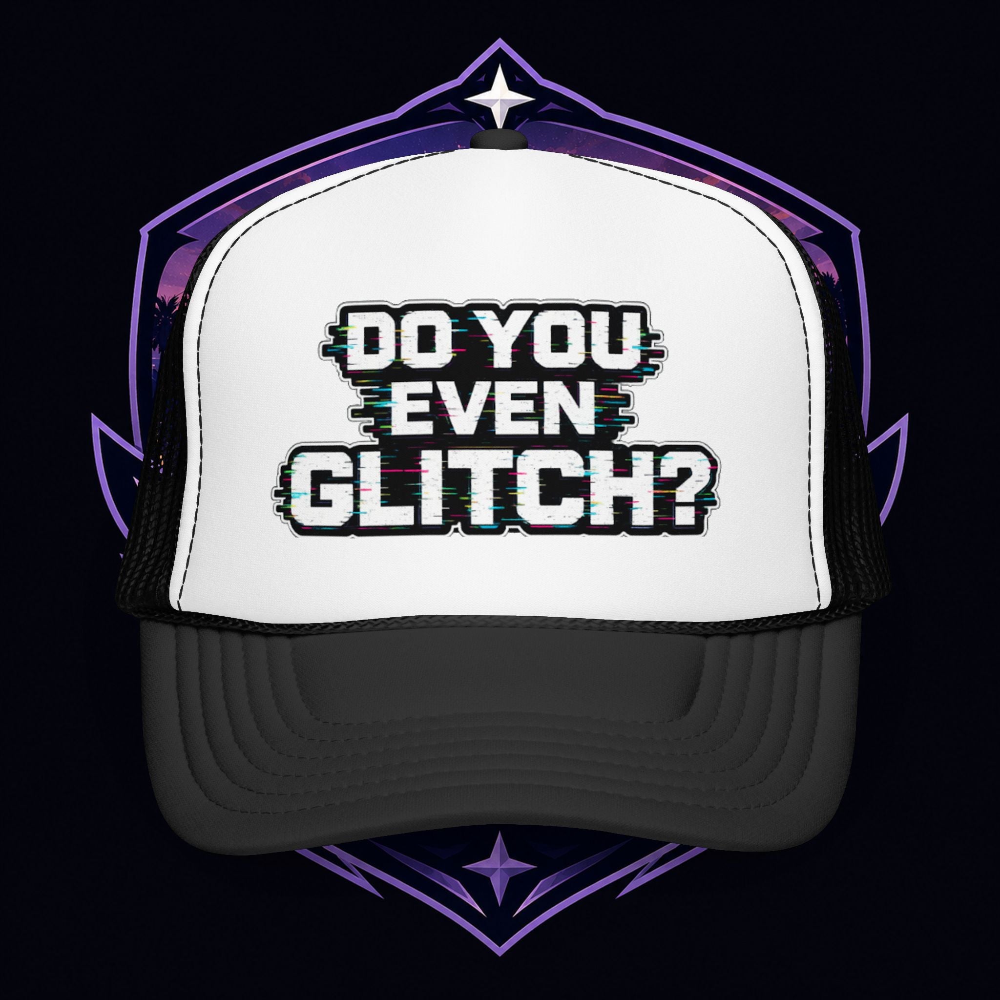PG Lola's Do You Even Glitch? Foam Trucker Hat