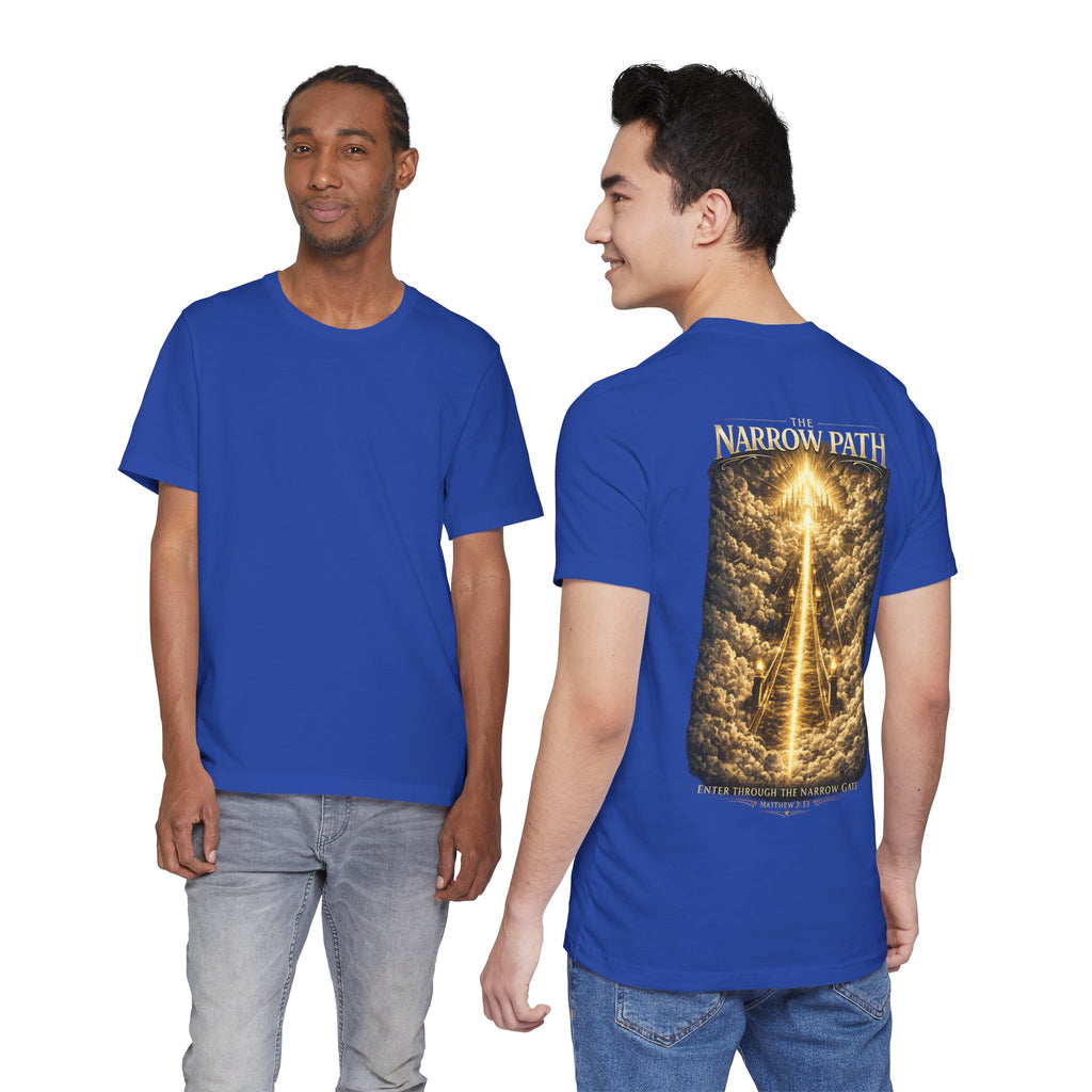 T-Shirt — 'The Narrow Path' Golden Light Graphic Tee