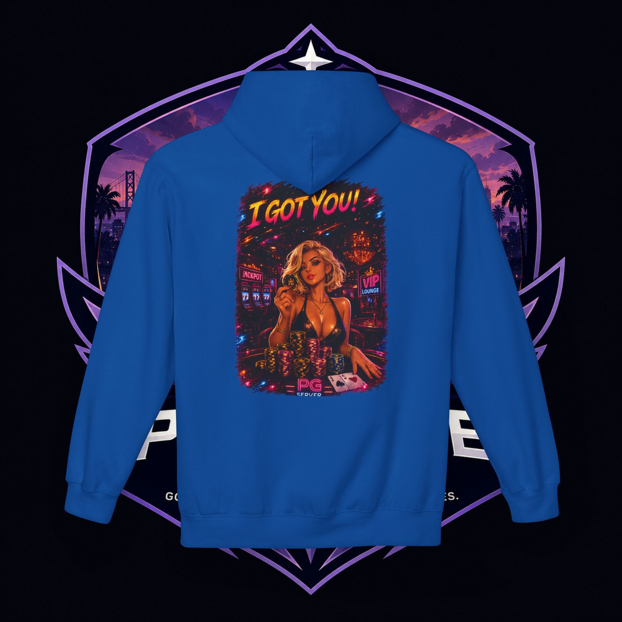 PG ALEX  'I Got You' Casino-Inspired Pullover   - Need Chips? Graphic Hoodie