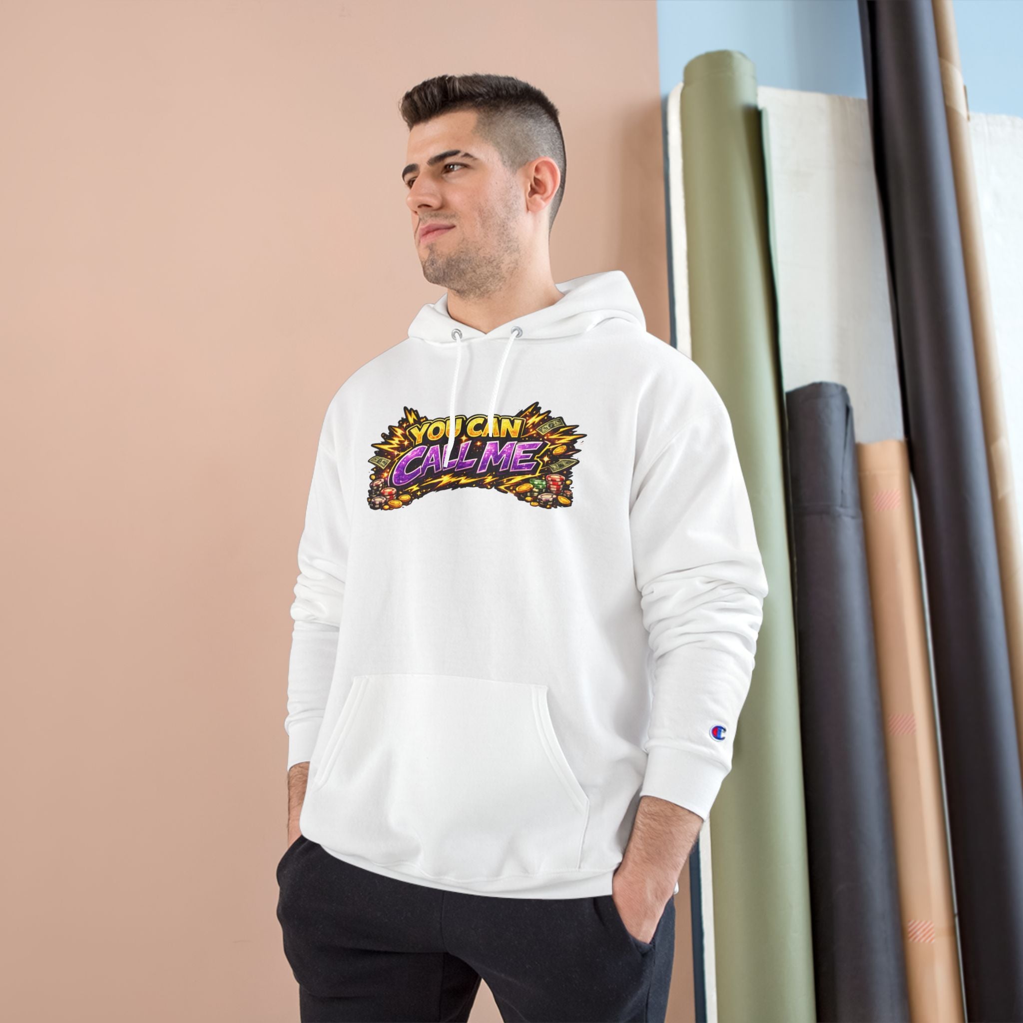 PG CHANCE Champion Hoodie - "You Can Call Me" Jackie Chance Graphic Hoodie