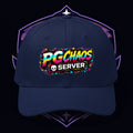 PG Chaos Server Baseball Adidas Cap — Retro Graffiti Gaming Hat