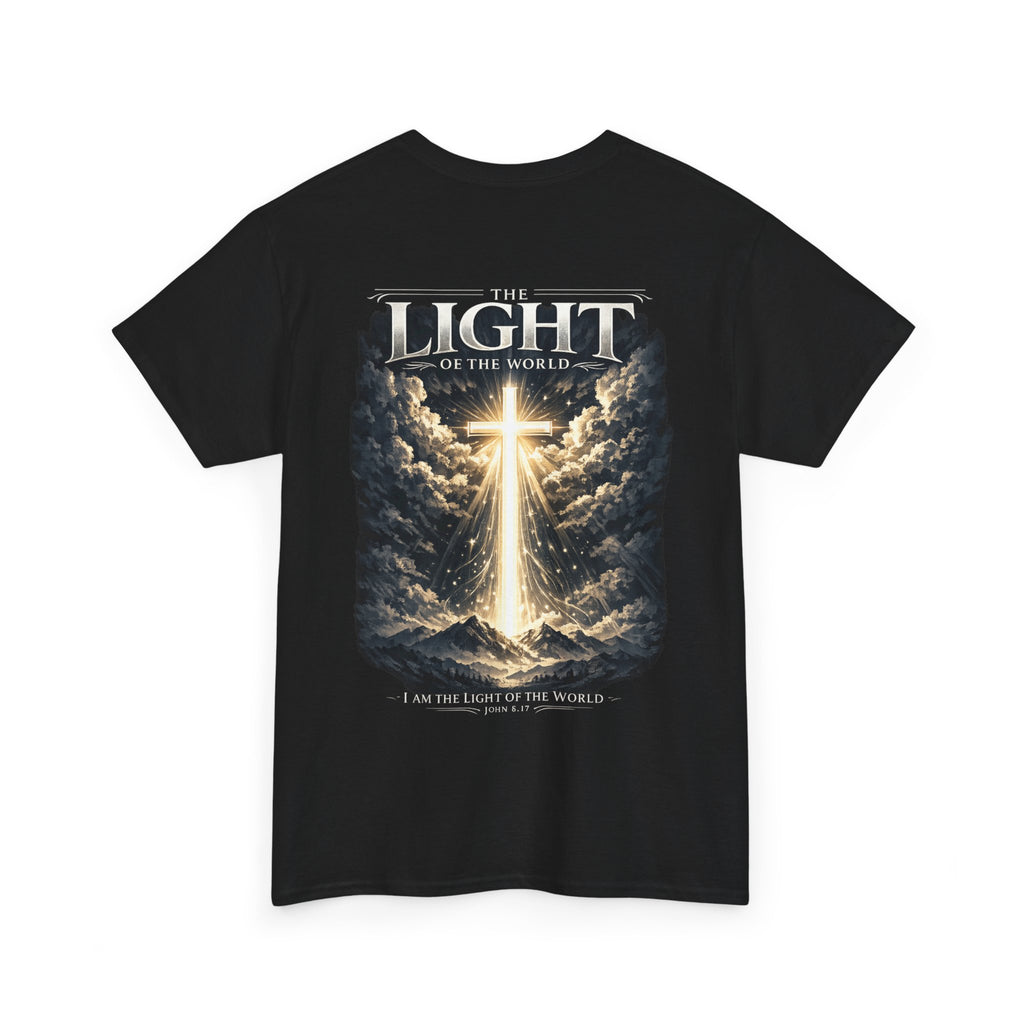 T‑Shirt — “The Light of the World” Graphic Tee (Christian Religious Design)