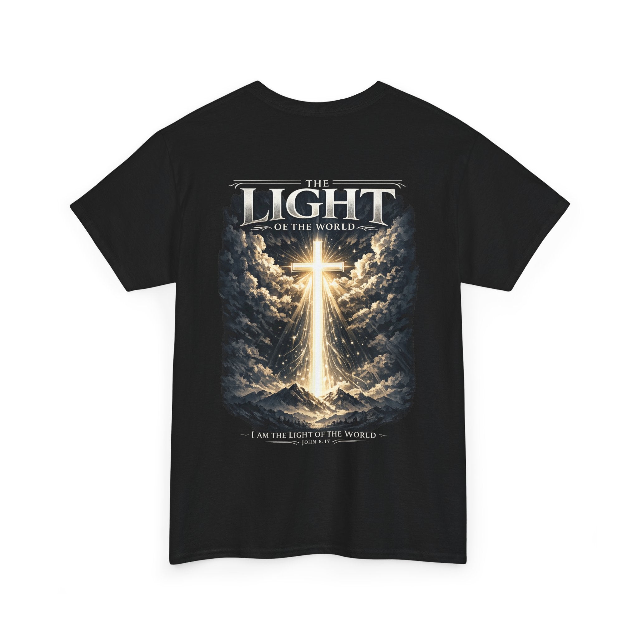 T‑Shirt — “The Light of the World” Graphic Tee (Christian Religious Design)
