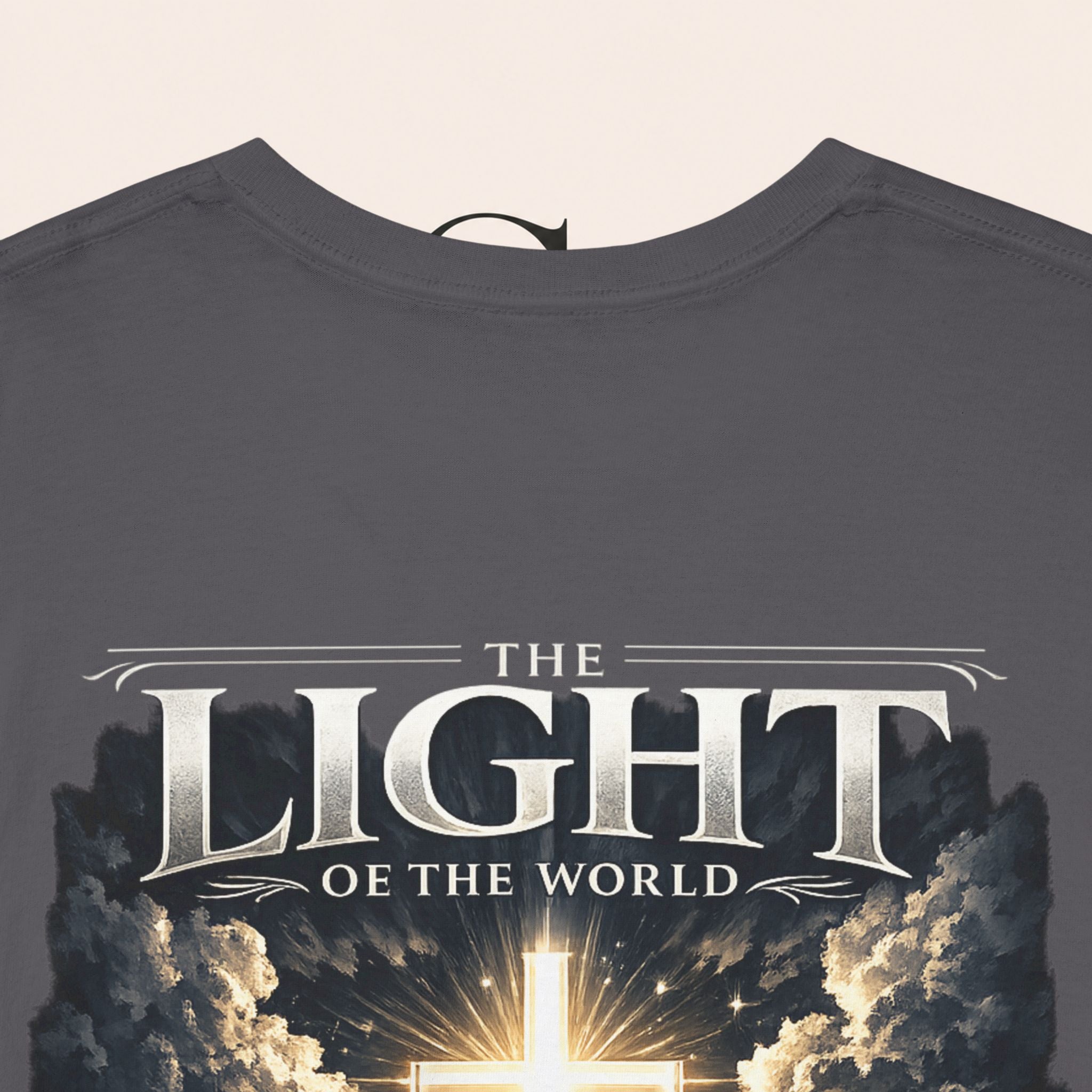 T‑Shirt — “The Light of the World” Graphic Tee (Christian Religious Design)
