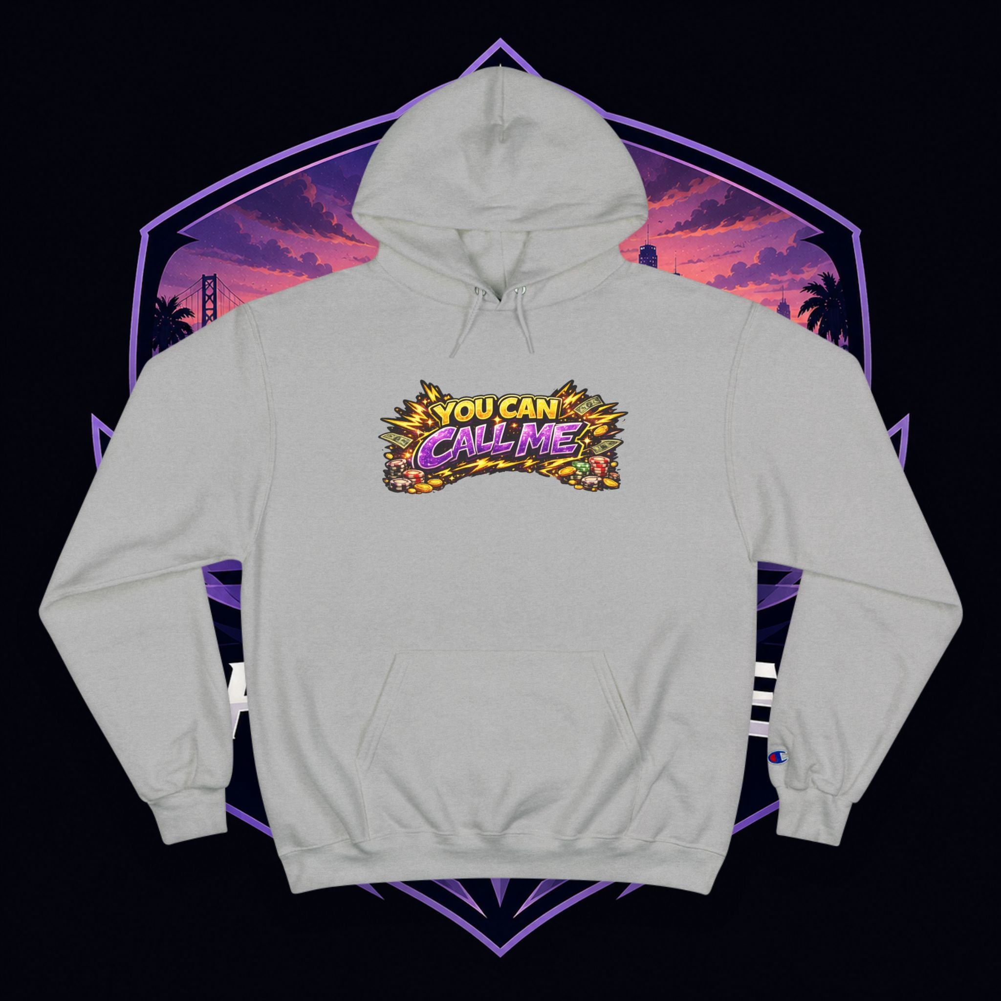 PG CHANCE Champion Hoodie - "You Can Call Me" Jackie Chance Graphic Hoodie