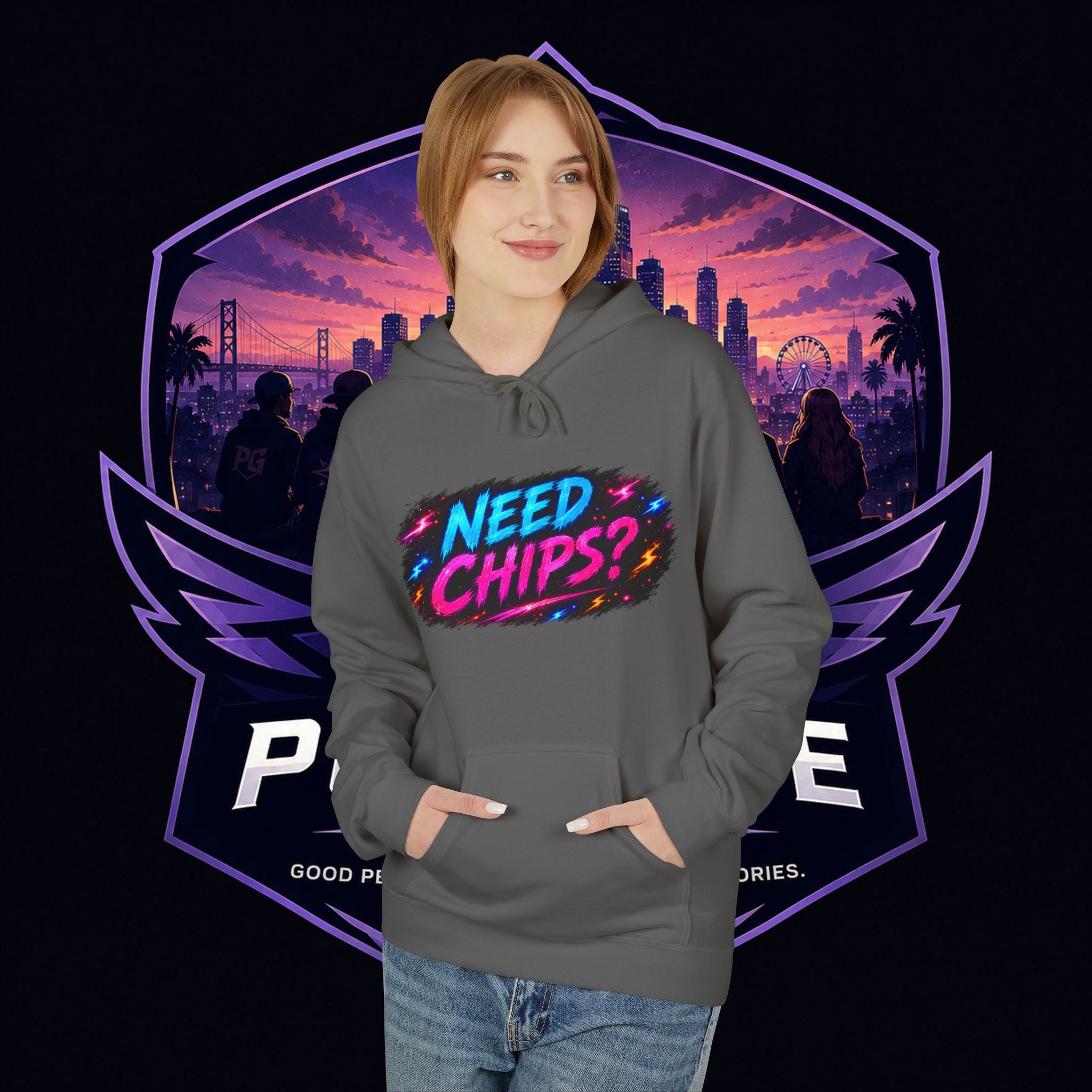 PG ALEX  'I Got You' Casino-Inspired Pullover   - Need Chips? Graphic Hoodie