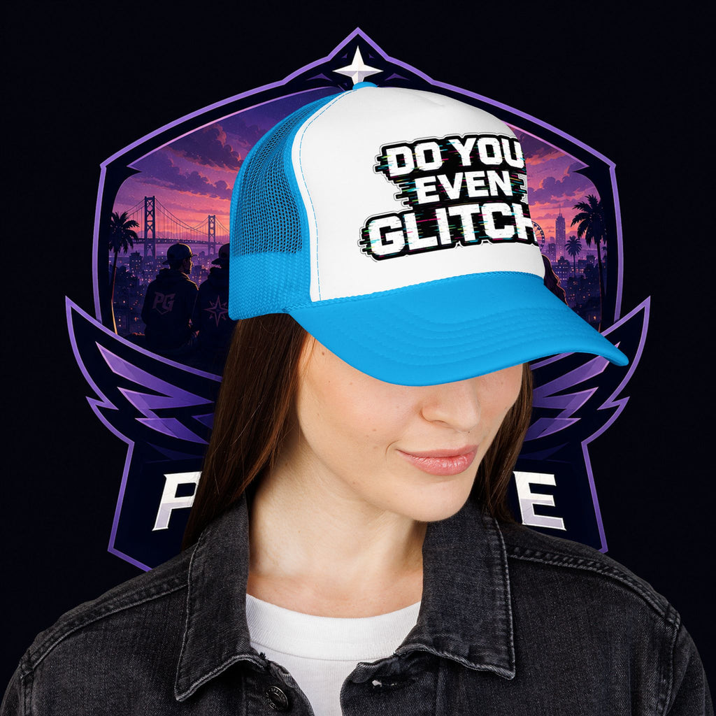 PG Lola's Do You Even Glitch? Foam Trucker Hat