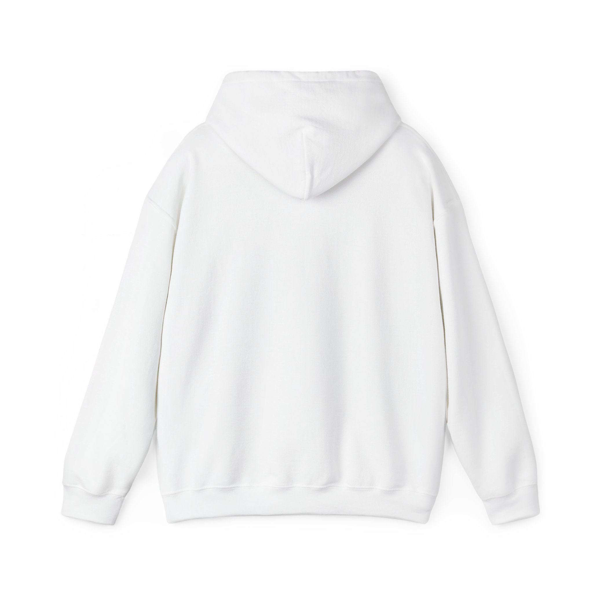 Calm City Meditation Hoodie — Zen Seated Figure Skyline Design