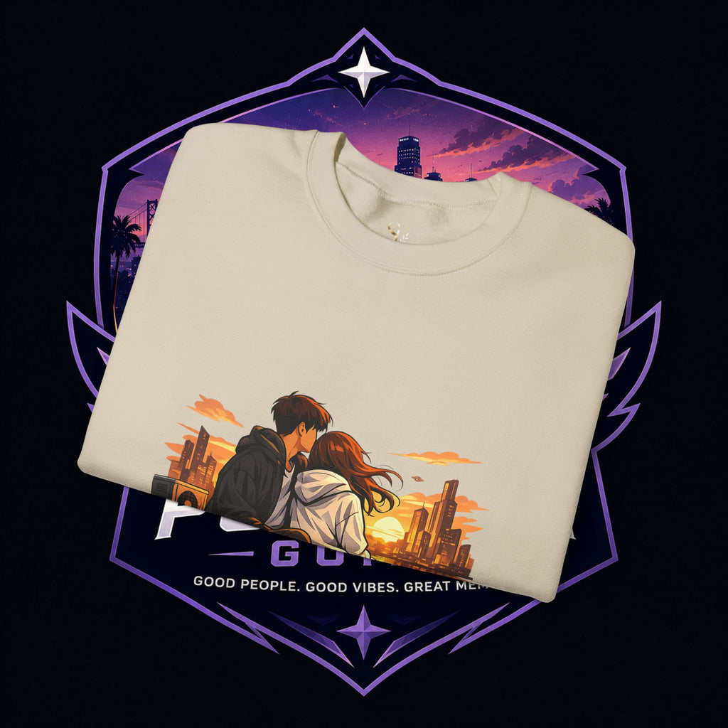 Romantic Sunset Couple Crewneck Sweatshirt