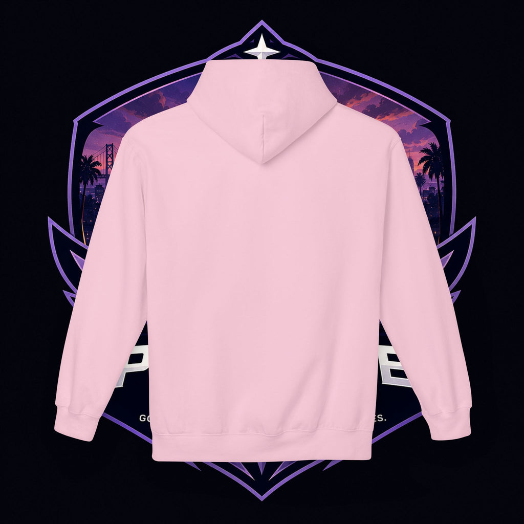 LDR inspired Retro '80s Vibes Hoodie — Neon Miami Movie Couple Design