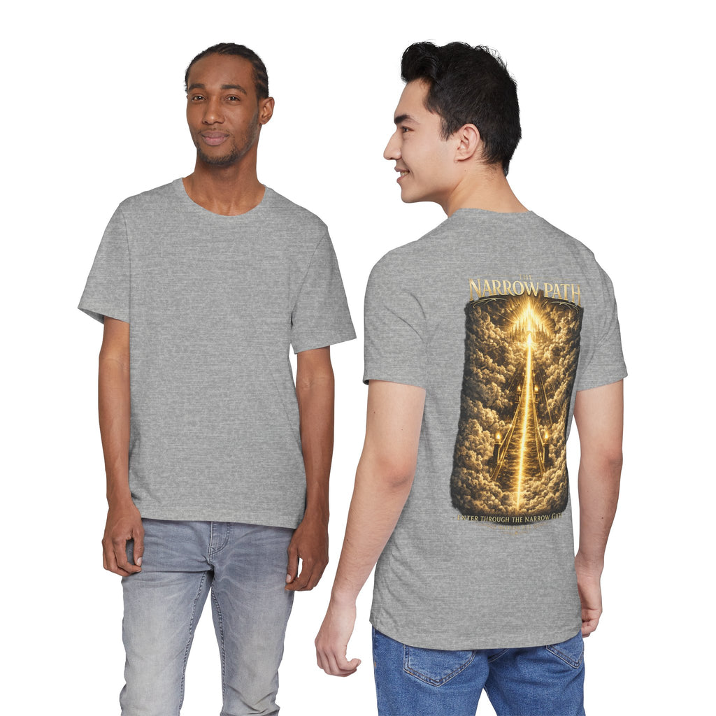 T-Shirt — 'The Narrow Path' Golden Light Graphic Tee
