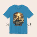 Peace Speaks Louder Christian T‑Shirt — Jesus Calming the Storm Faith Tee
