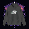Born Glitch Hoodie — Retro Cyberpunk Vaporwave Graphic Sweatshirt