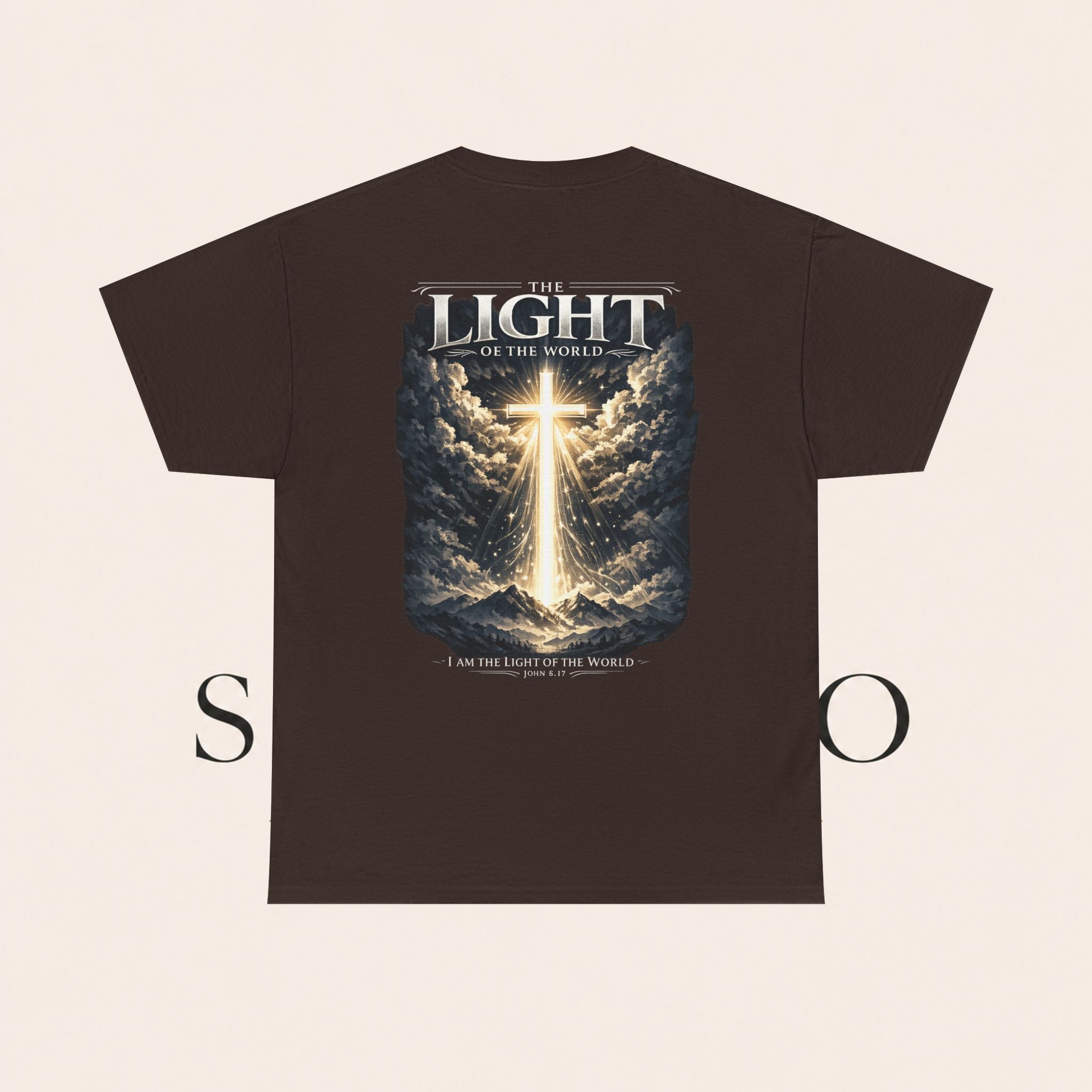 T‑Shirt — “The Light of the World” Graphic Tee (Christian Religious Design)